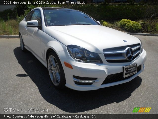 2013 Mercedes-Benz C 250 Coupe in Polar White