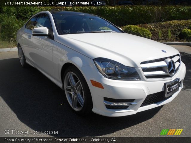 2013 Mercedes-Benz C 250 Coupe in Polar White