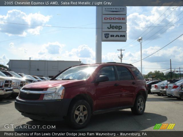 2005 Chevrolet Equinox LS AWD in Salsa Red Metallic