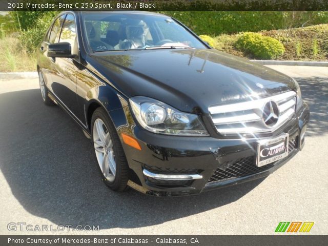 2013 Mercedes-Benz C 250 Sport in Black