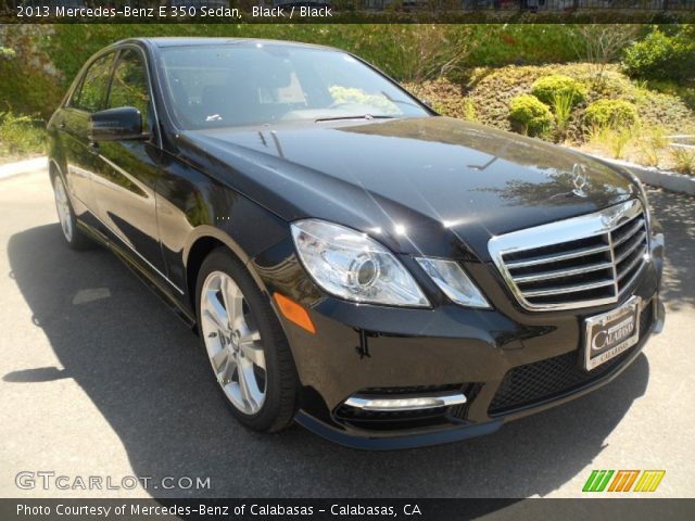 2013 Mercedes-Benz E 350 Sedan in Black