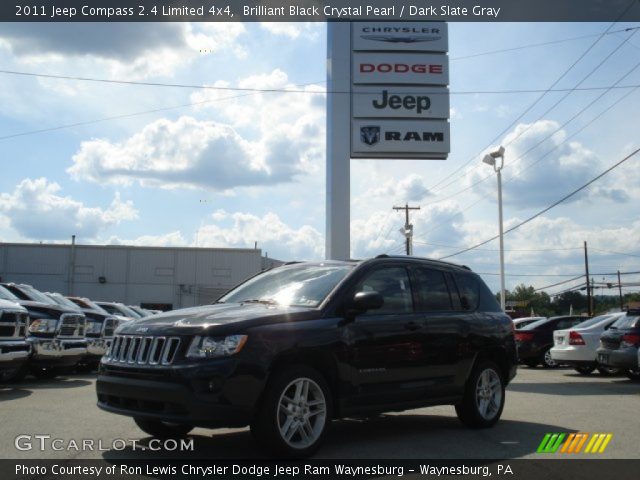 2011 Jeep Compass 2.4 Limited 4x4 in Brilliant Black Crystal Pearl