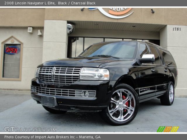 2008 Lincoln Navigator L Elite in Black