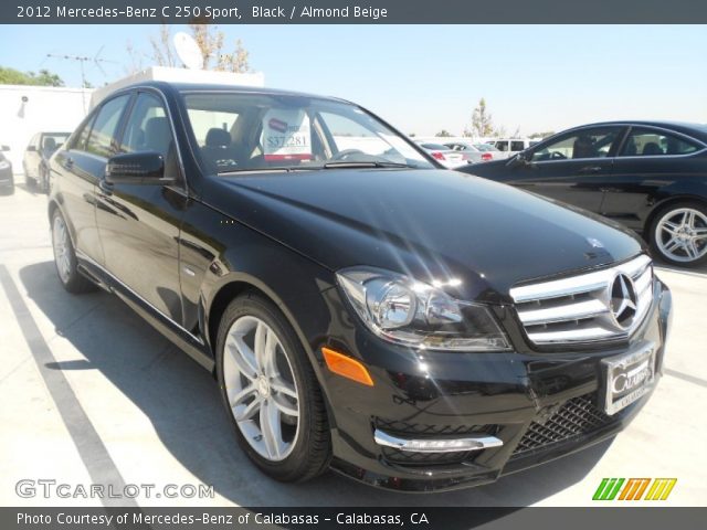 2012 Mercedes-Benz C 250 Sport in Black