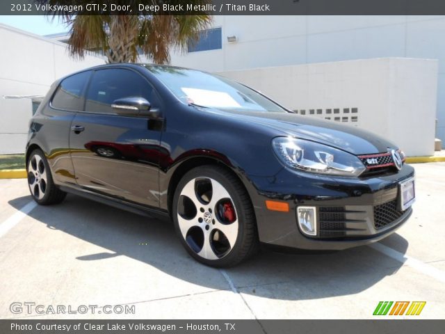 2012 Volkswagen GTI 2 Door in Deep Black Metallic