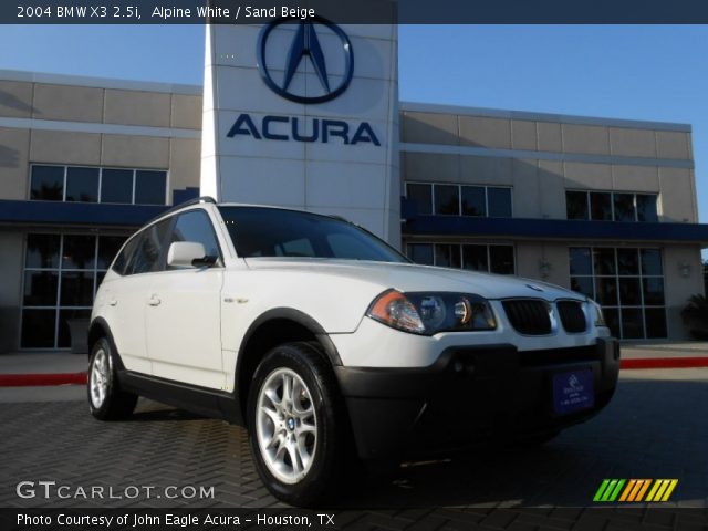 2004 BMW X3 2.5i in Alpine White