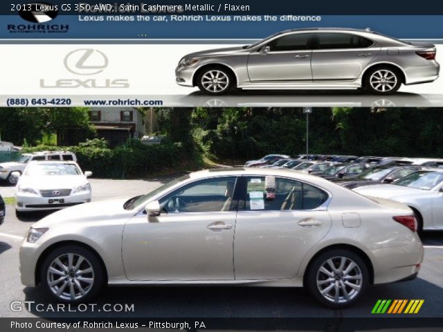 2013 Lexus GS 350 AWD in Satin Cashmere Metallic