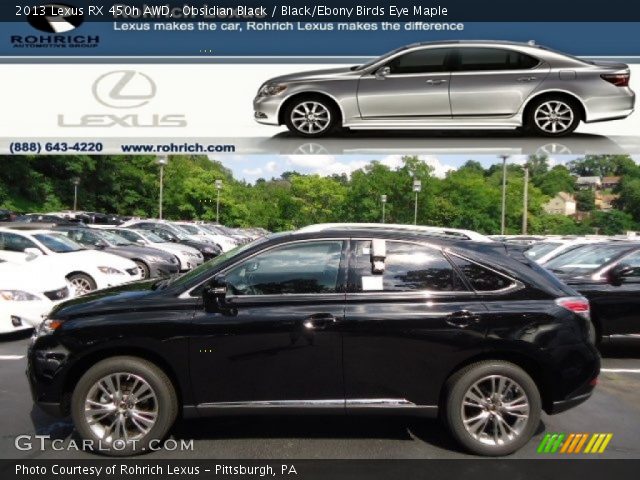 2013 Lexus RX 450h AWD in Obsidian Black