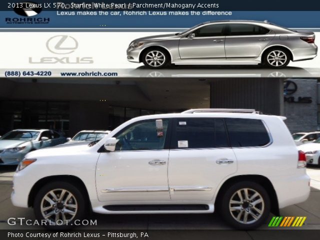 2013 Lexus LX 570 in Starfire White Pearl