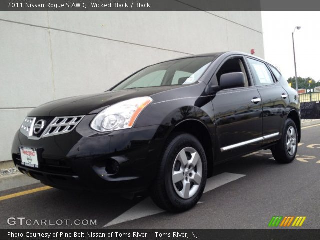 2011 Nissan Rogue S AWD in Wicked Black