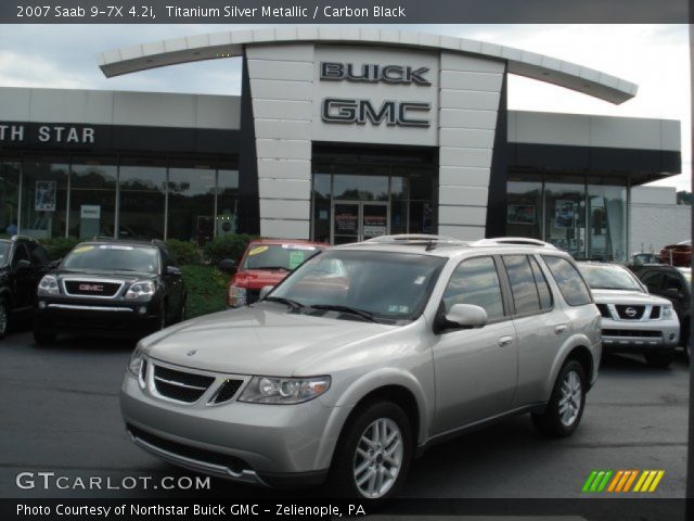2007 Saab 9-7X 4.2i in Titanium Silver Metallic