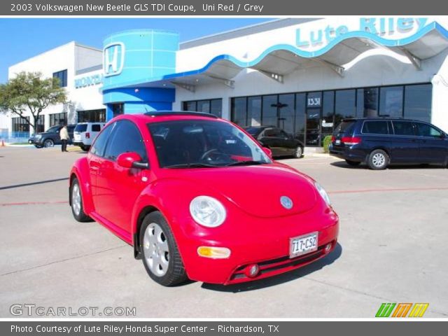 2003 Volkswagen New Beetle GLS TDI Coupe in Uni Red
