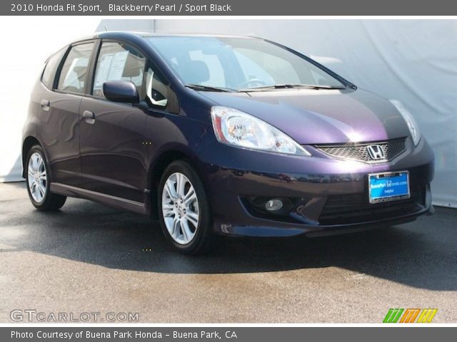 2010 Honda Fit Sport in Blackberry Pearl