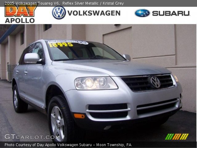 2005 Volkswagen Touareg V6 in Reflex Silver Metallic