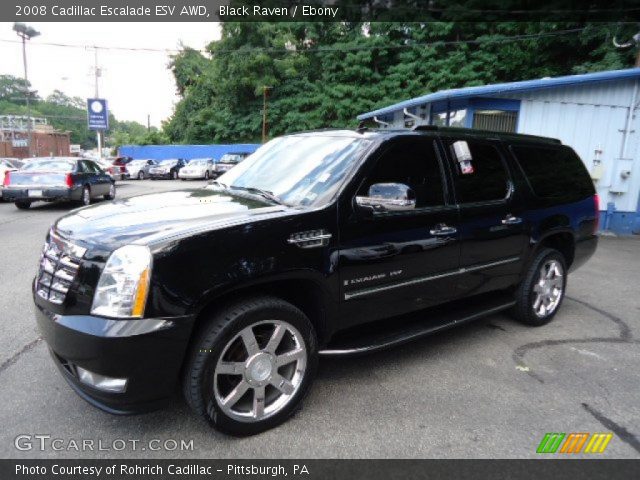 2008 Cadillac Escalade ESV AWD in Black Raven