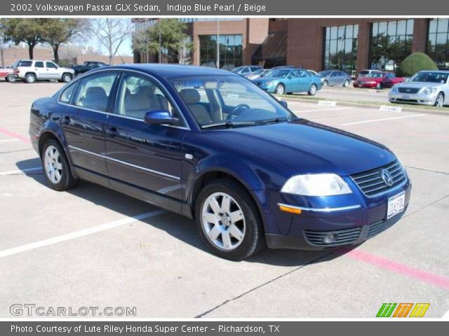 2002 Volkswagen Passat GLX Sedan in Indigo Blue Pearl