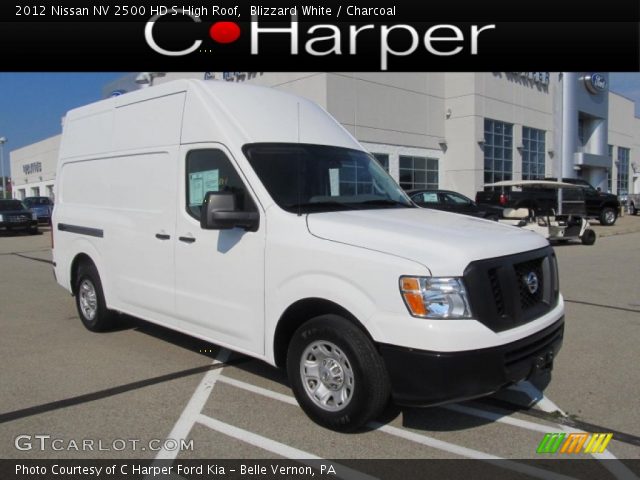 2012 Nissan NV 2500 HD S High Roof in Blizzard White