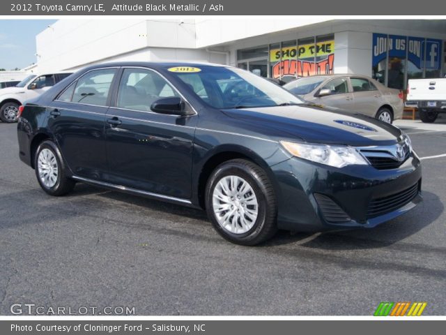 2012 Toyota Camry LE in Attitude Black Metallic