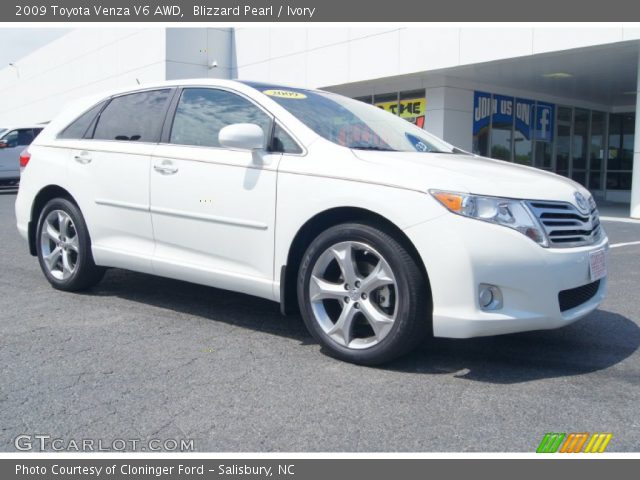 2009 Toyota Venza V6 AWD in Blizzard Pearl