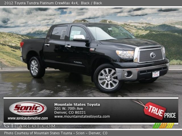 2012 Toyota Tundra Platinum CrewMax 4x4 in Black