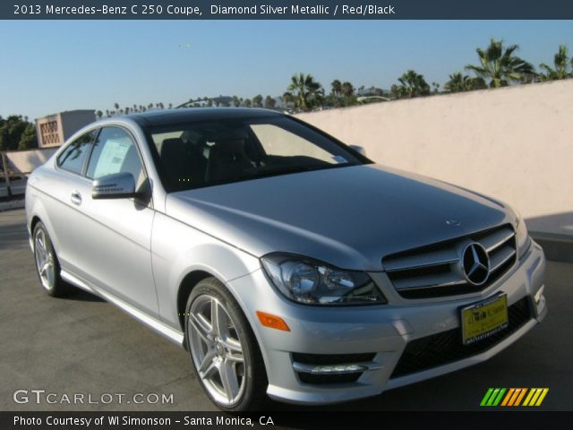 2013 Mercedes-Benz C 250 Coupe in Diamond Silver Metallic