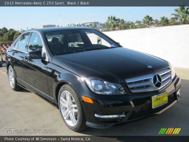 2013 Mercedes-Benz C 250 Sport in Black