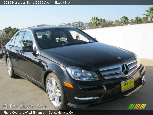2013 Mercedes-Benz C 250 Sport in Black