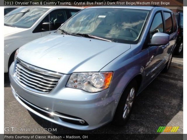 2013 Chrysler Town & Country Touring in Crystal Blue Pearl