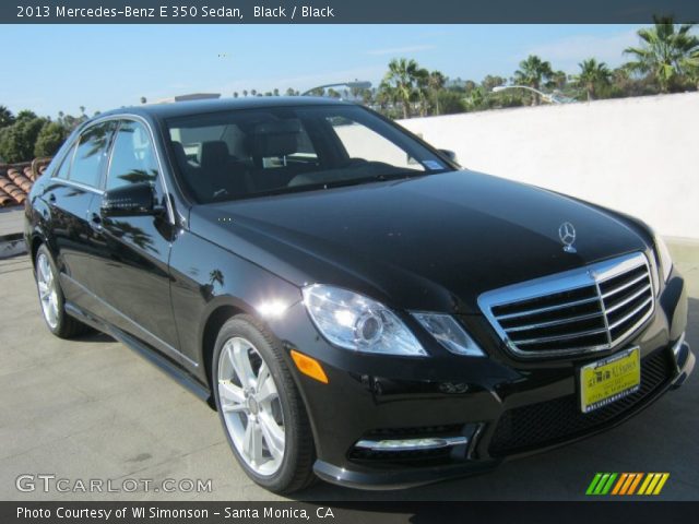 2013 Mercedes-Benz E 350 Sedan in Black