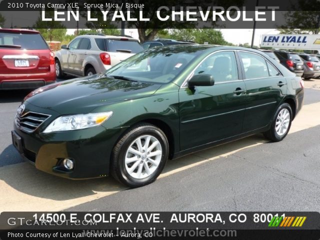 2010 Toyota Camry XLE in Spruce Mica