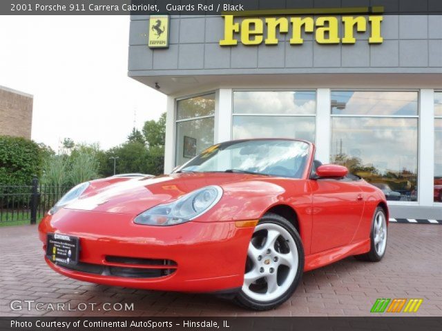 2001 Porsche 911 Carrera Cabriolet in Guards Red