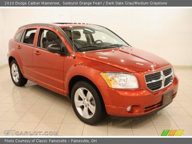 2010 Dodge Caliber Mainstreet in Sunburst Orange Pearl