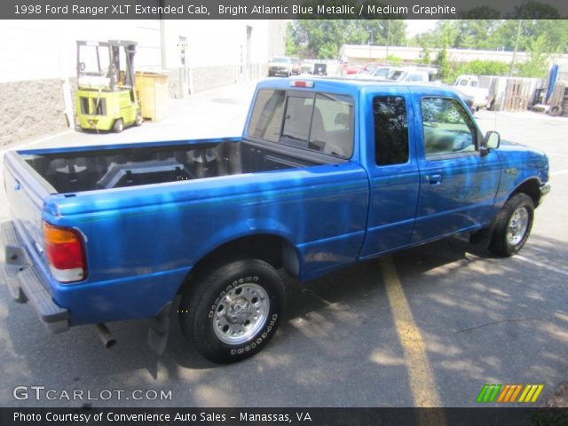 1998 Ford Ranger XLT Extended Cab in Bright Atlantic Blue Metallic