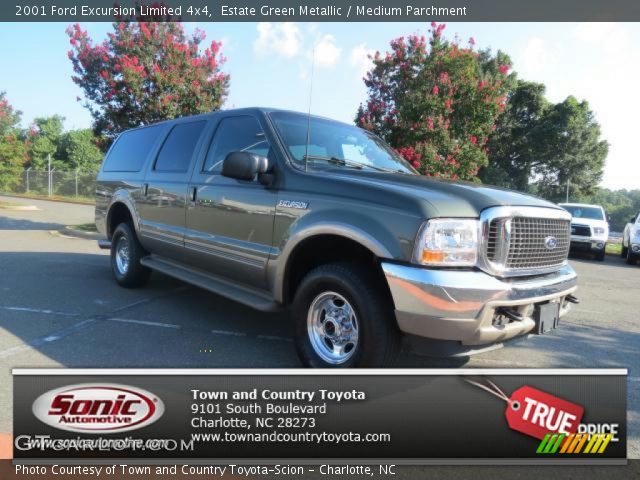 2001 Ford Excursion Limited 4x4 in Estate Green Metallic