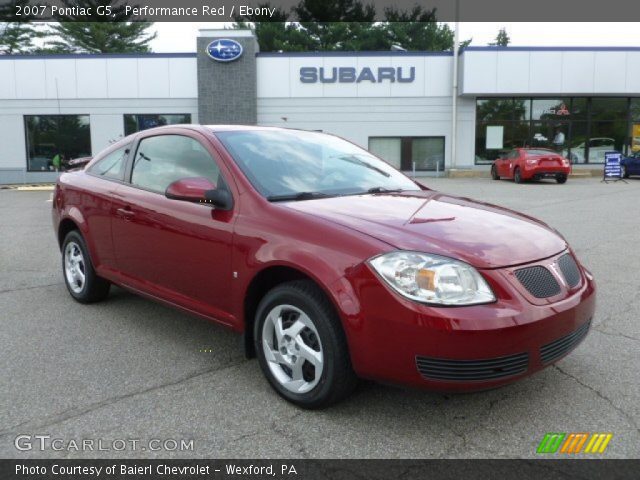 2007 Pontiac G5  in Performance Red