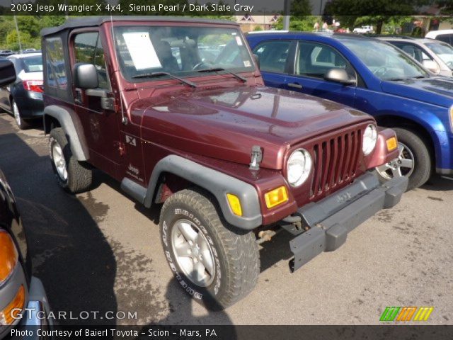 2003 Jeep Wrangler X 4x4 in Sienna Pearl