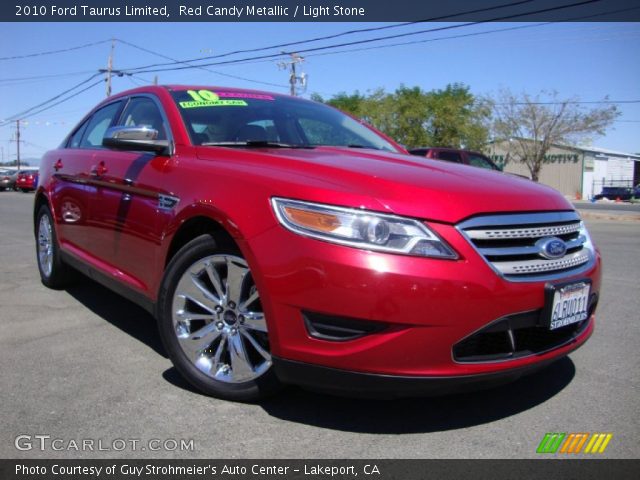 2010 Ford Taurus Limited in Red Candy Metallic