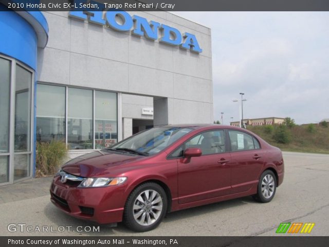 2010 Honda Civic EX-L Sedan in Tango Red Pearl