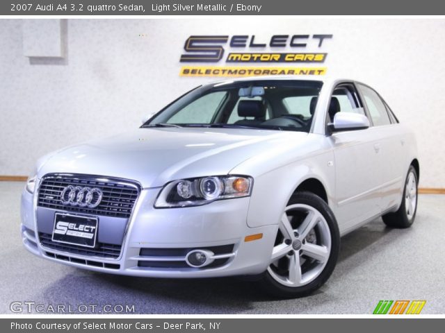 2007 Audi A4 3.2 quattro Sedan in Light Silver Metallic
