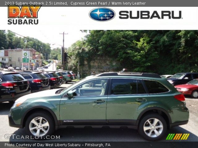 2013 Subaru Outback 2.5i Limited in Cypress Green Pearl