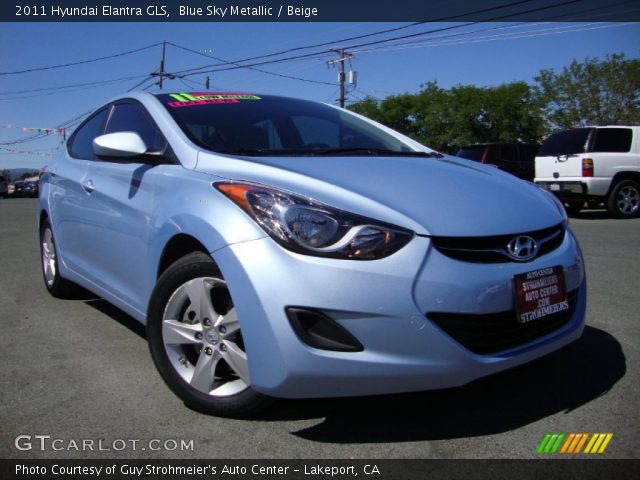 2011 Hyundai Elantra GLS in Blue Sky Metallic