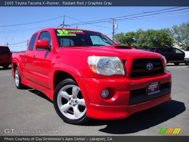 2005 Toyota Tacoma X-Runner in Radiant Red