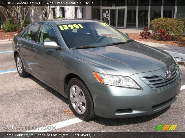 2007 Toyota Camry LE in Aloe Green Metallic