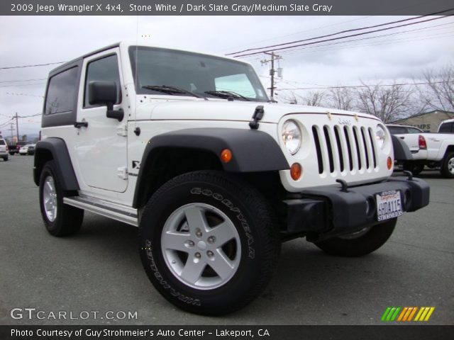 2009 Jeep Wrangler X 4x4 in Stone White