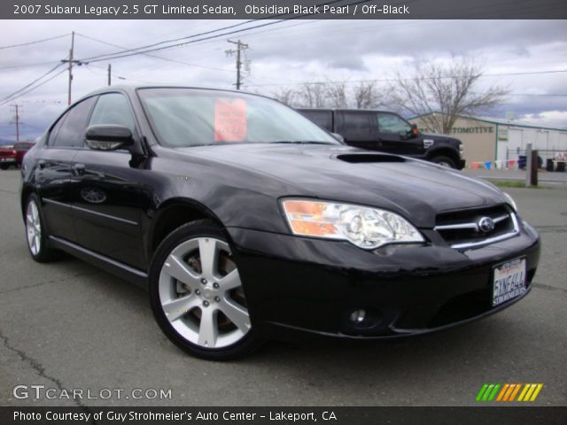 2007 Subaru Legacy 2.5 GT Limited Sedan in Obsidian Black Pearl
