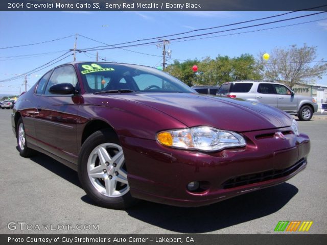 2004 Chevrolet Monte Carlo SS in Berry Red Metallic