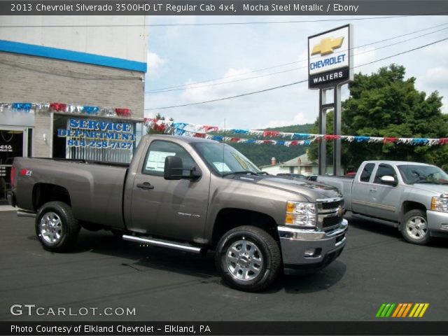 2013 Chevrolet Silverado 3500HD LT Regular Cab 4x4 in Mocha Steel Metallic