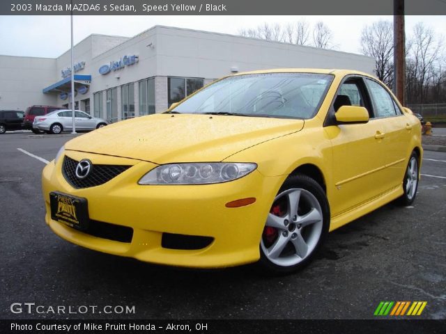 2003 Mazda MAZDA6 s Sedan in Speed Yellow