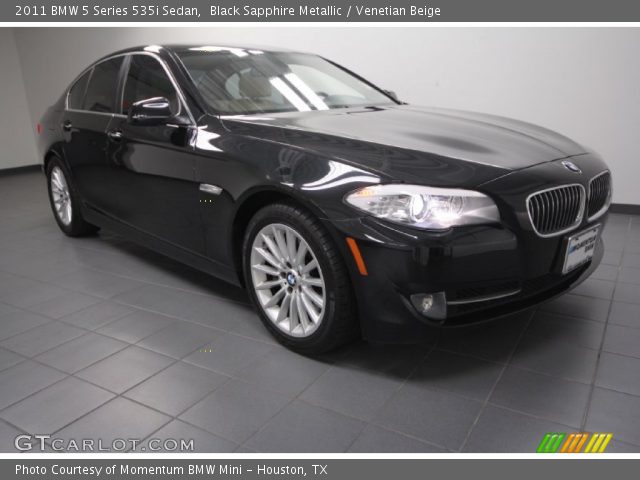 2011 BMW 5 Series 535i Sedan in Black Sapphire Metallic