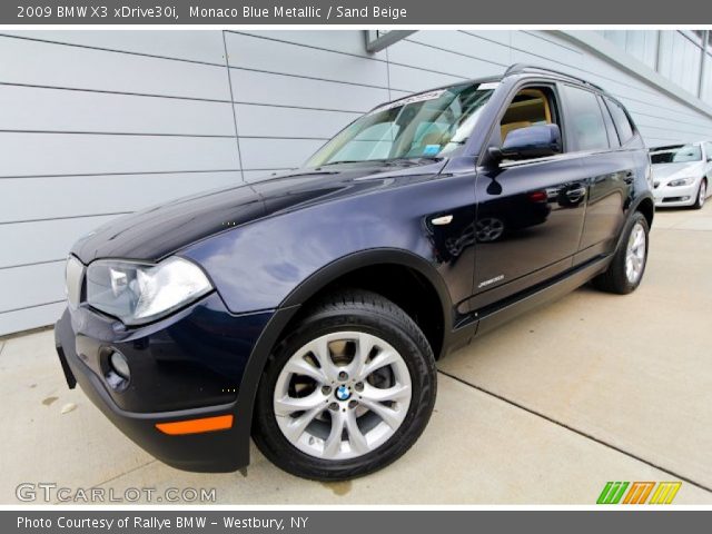2009 BMW X3 xDrive30i in Monaco Blue Metallic